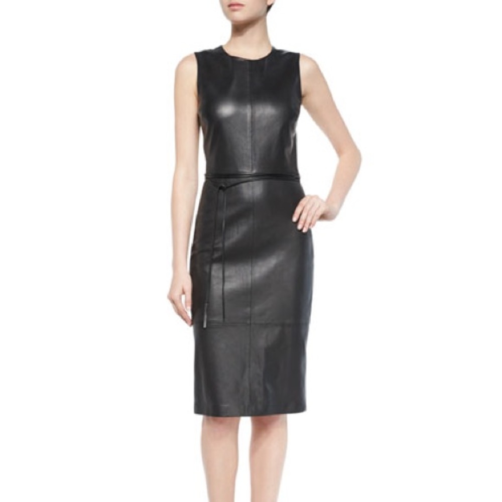 Vince Leather Dress